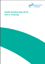 Health Building Note 00-10: Part A - Flooring